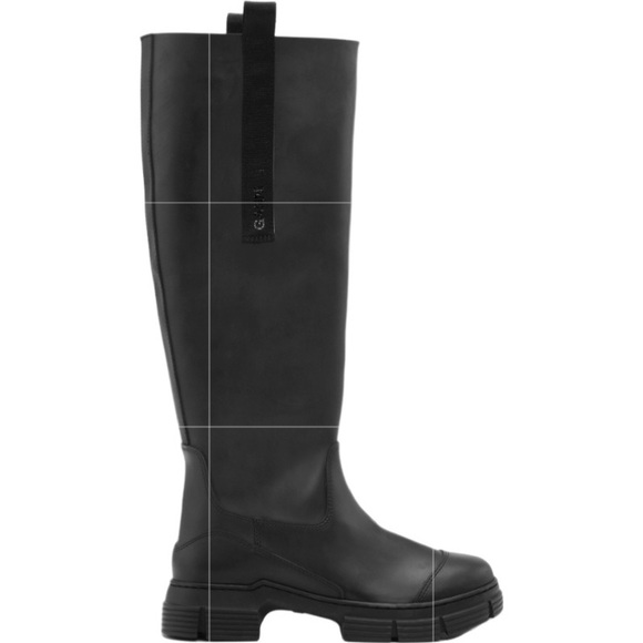 GANNI knee high rubber boots Size 35 - Picture 4 of 14
